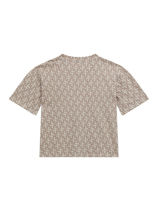 Kinder-T-Shirt Beige