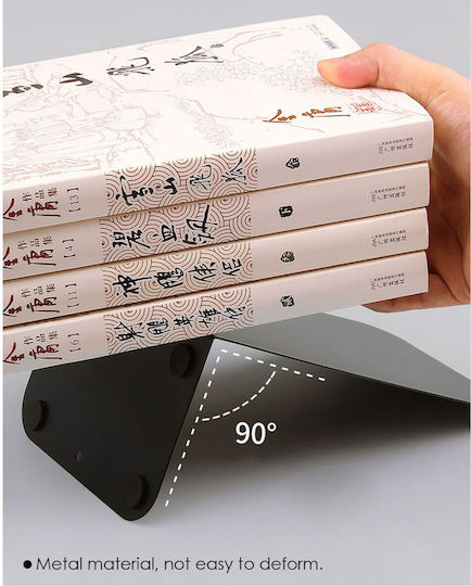 Foska Γωνία Βιβλίων Μεταλλική 13.5x10x20 Cm Λευκό 1 Τεμ Bs2013