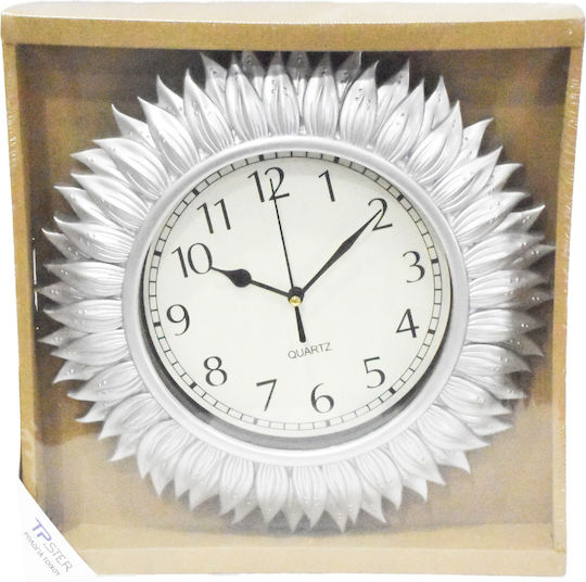 Tpster Wanduhr Weiß Ø30cm