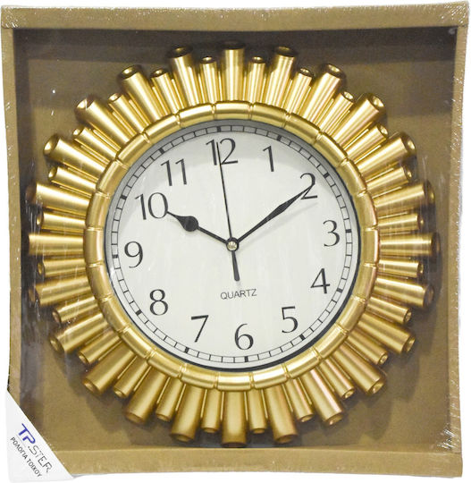 Tpster Wanduhr Gold Ø30cm