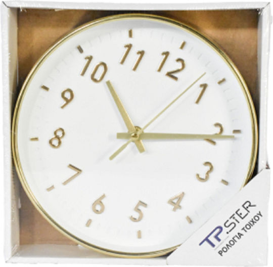 Tpster Wanduhr Weiß Ø20cm
