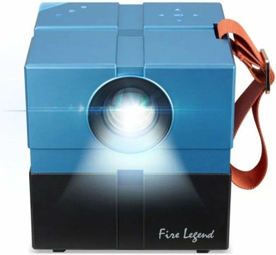 Aopen QH12a MR.JWV11.001 Mini Projector LCD HD Λάμπας LED με Wi-Fi και Ενσωματωμένα Ηχεία