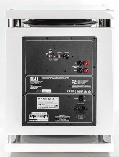 Elac Sub SUB2070.2 Αυτοενισχυόμενο Subwoofer 600W Λευκό