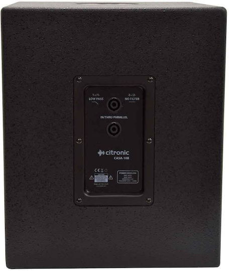 Citronic CASA-10B 5015972217849 Passive Subwoofer with Speaker 10" 300W Black