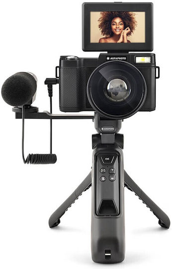 AgfaPhoto Kompaktkamera 24MP Optischer Zoom 5x Schwarz