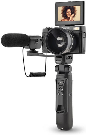 AgfaPhoto Kompaktkamera 24MP Optischer Zoom 5x Schwarz
