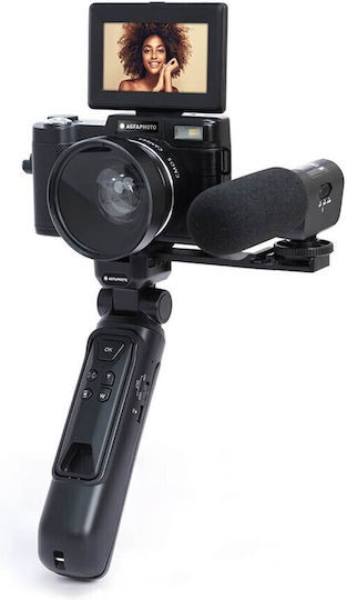 AgfaPhoto Kompaktkamera 24MP Optischer Zoom 5x Schwarz