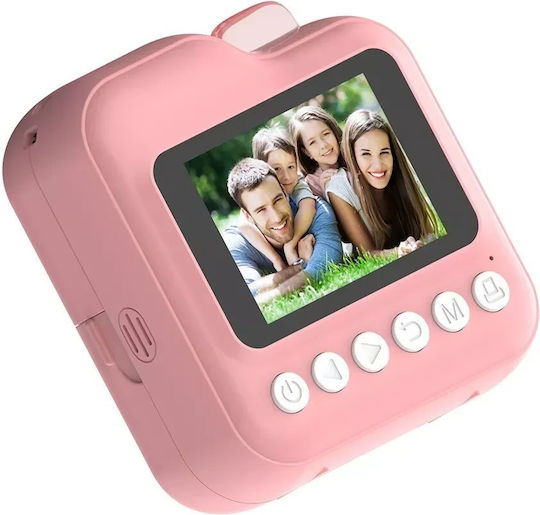 Andowl C8 Children's Camera Pink