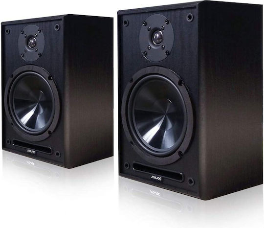 REACT AVX-965S/B Двойка Hi-Fi Говорители Bookself 80W 2 Брой шофьори Ш22xД24xВ40см. Черен
