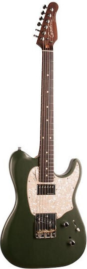 Godin Stadium Elektrische Gitarre Telecaster Grün mit Tasche