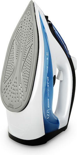 Izzy Atlas Ceramic 2200 IZ-1104 Σίδερο Ατμού 2200W με Κεραμική Πλάκα και Συνεχόμενη Παροχή Ατμού 25gr/min