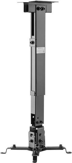 Brateck Projektorhalterung Schreibtisch / Decke PRB-2G mit maximaler Belastung von 20kg Silber