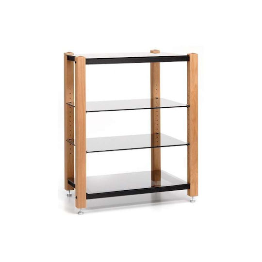 Custom Design Icon Signature 750 Mobilier Hi-Fi Cireș / sticlă neagră 66x77.5x43cm