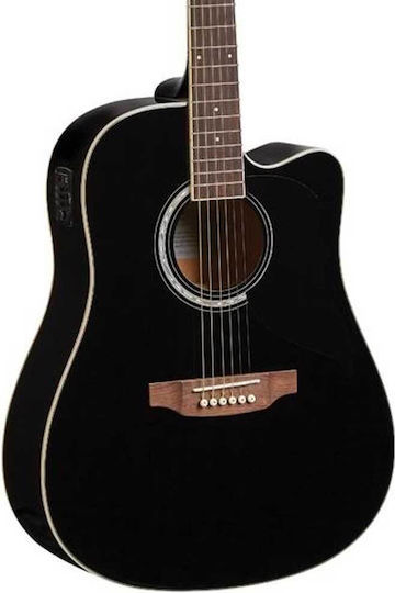 Eko Ηλεκτροακουστική Κιθάρα Ranger CW EQ Cutaway Black