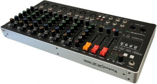 ZZiPP ZZMX10L Consolă Digitală 10 Canale / 10 Intrări XLR & Bluetooth