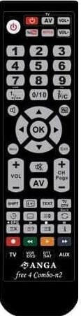 Anga Universal Remote Control 334-142 for Τηλεοράσεις