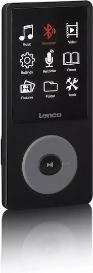 Lenco MP3 Player (4GB) with LCD Screen 1.8" Black XEMIO-860BK