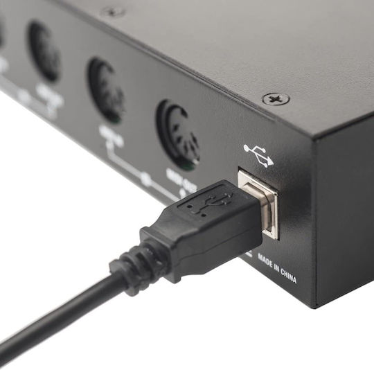 TIE Studio Midi Interface 4i4o σε Μαύρο Χρώμα