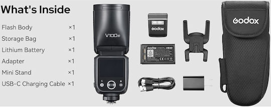 Godox GD-V100-S TTL Flash For Sony Cameras