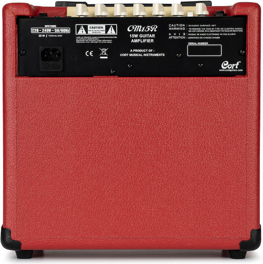 Cort Combo Ενισχυτής Ηλεκτρικού Μπάσου 1 x 8" 15W Μπορντό