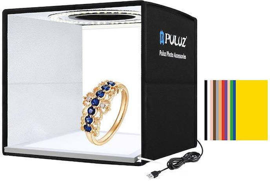 Puluz Photo Box Lighted with Multiple Backrounds 25x25x25cm