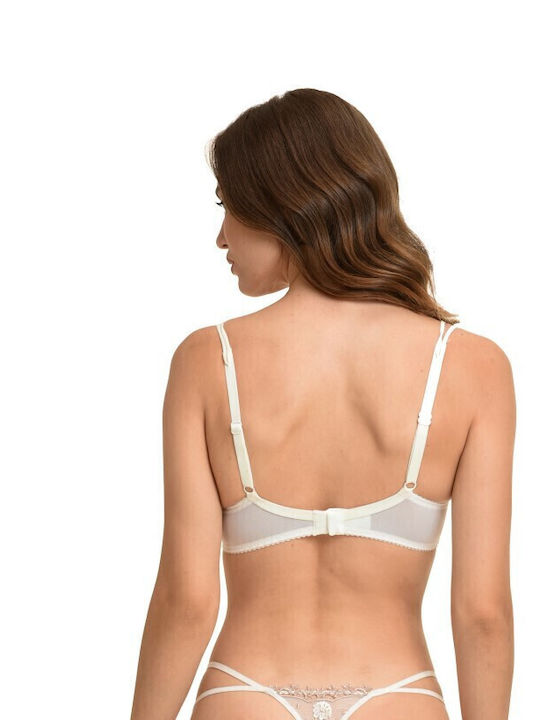 Miss Rosy Underwear Set with Bra & String Ivory