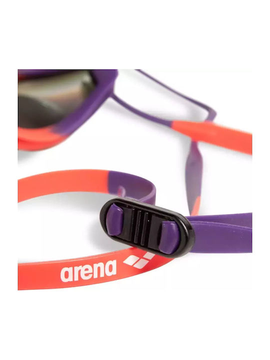 Arena Tracks Mirror Swimming Goggles Adults Multicolored