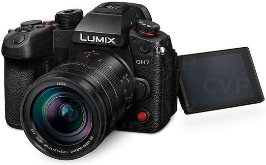 Panasonic Lumix GH7 Mirrorless Φωτογραφική Μηχανή Kit (Leica DG Vario-Elmarit 12-60mm F/2.8-4 Asph. Power OIS) Μαύρη