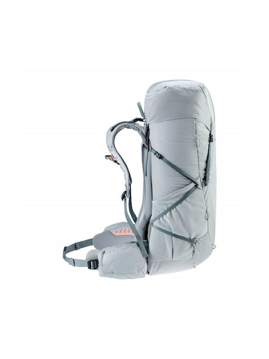 Deuter Aircontact Ultra 50+5 Ορειβατικό Σακίδιο 55lt Αδιάβροχο Γκρι Trekking
