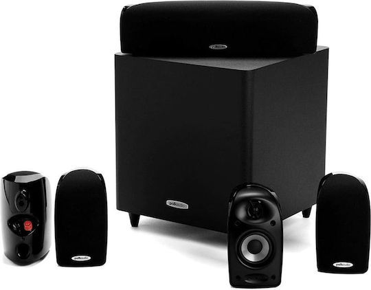 Denon Complete Home Cinema Set 5.1 150W Built-in WiFi Black and Polk Audio TL-1600