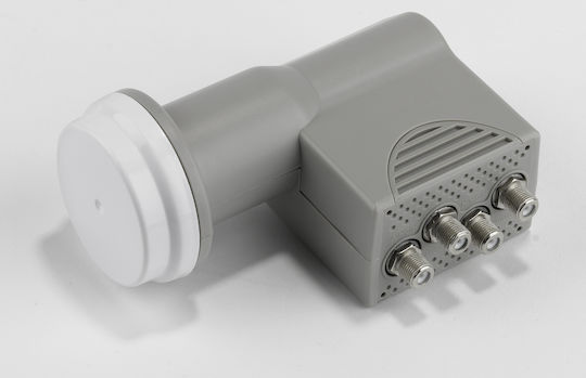 Tele Quatro Universal LNB Quad (4 Εξόδων) με Χαμηλό Όριο Θορύβου 0.7dB