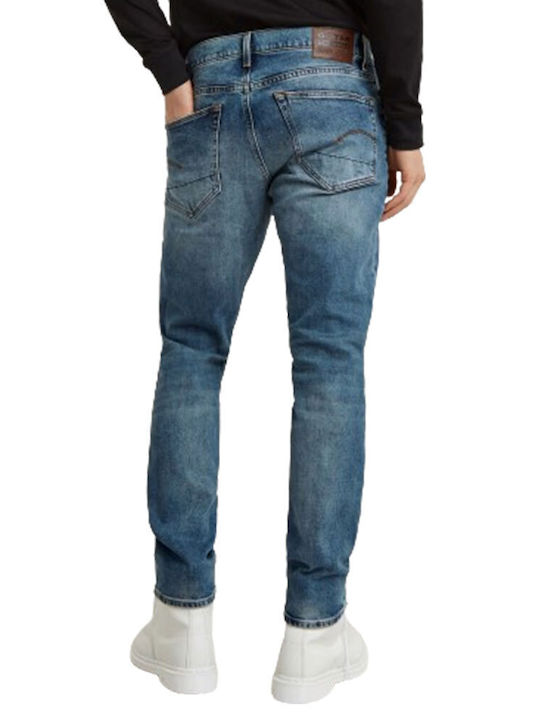 G-Star Raw 3301 Men's Jeans Pants Regular Fit Tapered Vintage Azure