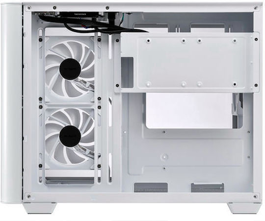 FSP/Fortron S380 Gaming Midi Tower Κουτί Υπολογιστή με Πλαϊνό Παράθυρο και RGB Φωτισμό Λευκό