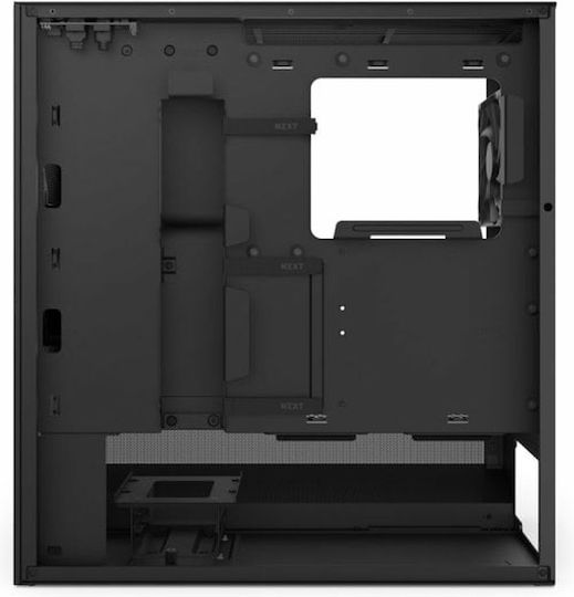 NZXT H5 Flow Gaming Midi Tower Кутия За Компютър Със Страничен Прозорец Черна