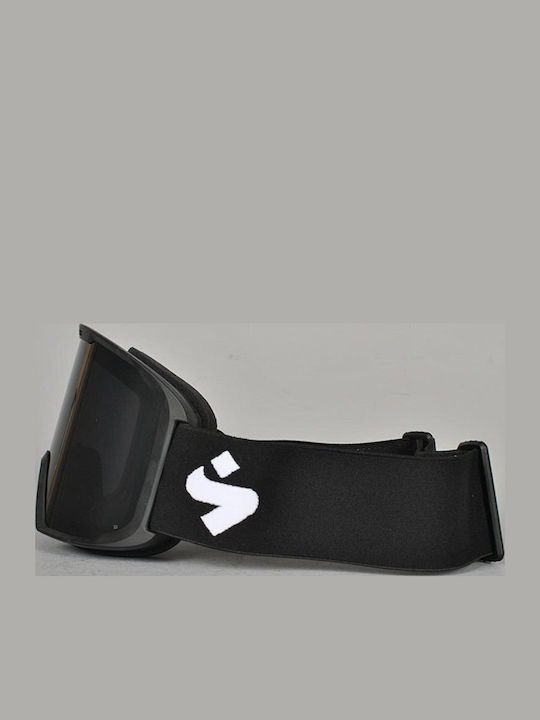 Sweet Protection Μάσκα Σκι & Snowboard Ενηλίκων Μαύρη με Φακό σε Μαύρο Χρώμα