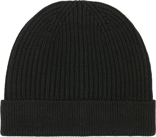 Beanie Masculin Căciulă Tricotat în culoarea Negru