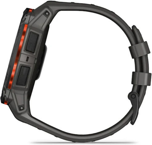 Garmin Instinct 3 Solar Aluminium 50mm Waterproof Smartwatch with Heart Rate Monitor (Black with Charcoal Band)