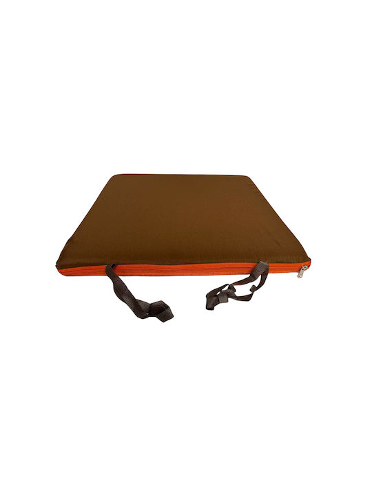 Epiplo-Fos Garden Chair Cushion Orange Brown 38x38cm