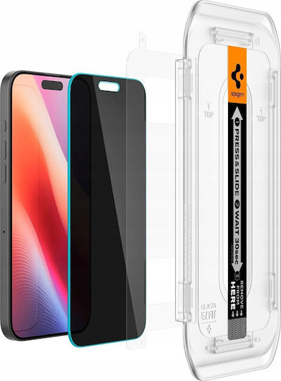 Spigen Tr Ez Fit Hd Поверителност Закалено стъкло (iPhone 17 Pro Max / iPhone 16 Pro Max)