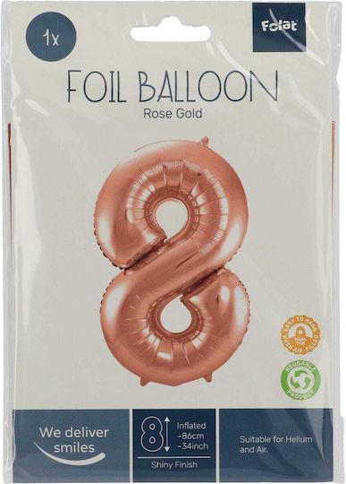 Balloon Foil Jumbo Number Gold 86cm