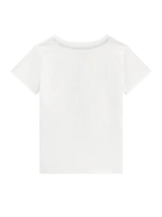 Guess Kinder-T-Shirt Reines Weiß