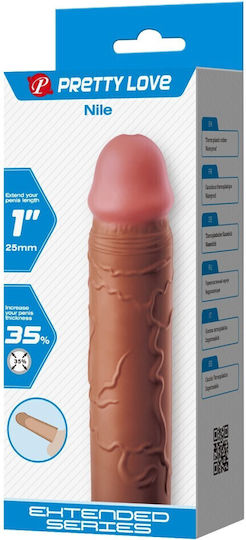 Pretty Love Nile Extensie De Penis Maro 2.5cm