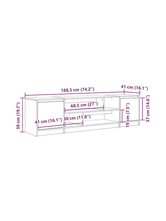 Suport TV Maro L188.5xW41xH50cm