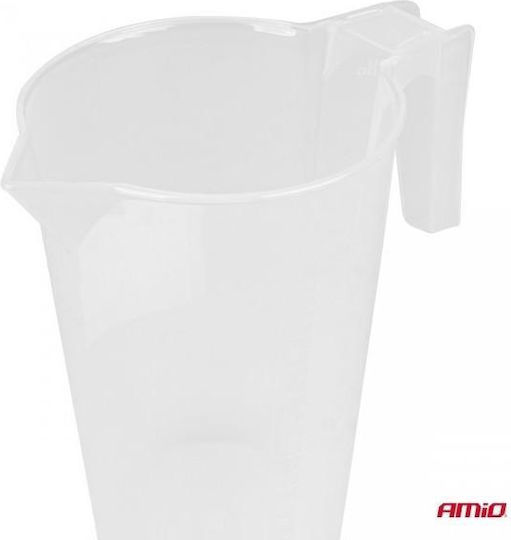 AMiO Fuel Plastic Can with Extension Tube 1lt Transparent