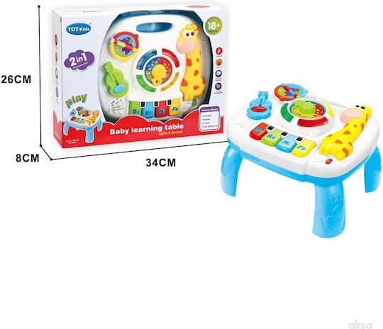 Măsuță de Activități cu Lumină și Sunete pentru 18++ Luni