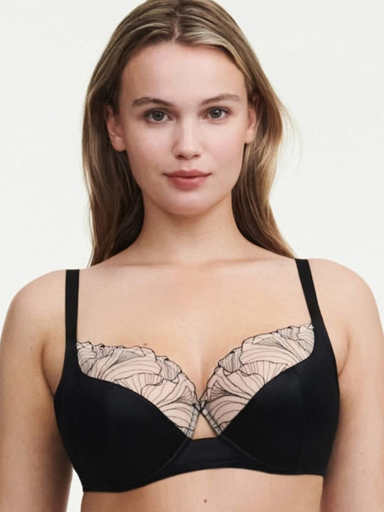 Chantelle Bra without Padding Underwire Black