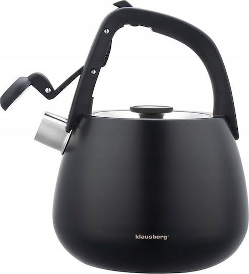 Klausberg Kettle Stainless Steel Black 2500ml