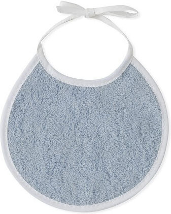 Interbaby Βρεφική Κάπα-Μπουρνούζι με Κουκούλα White/petrol 100x100εκ.