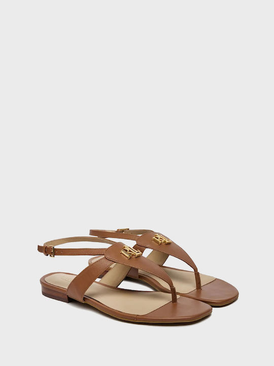 Ralph Lauren Women's Flat Sandals in Orange Color