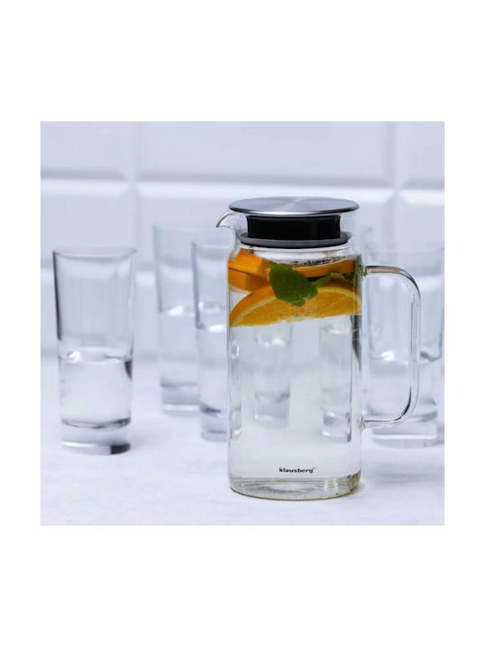 Klausberg Κανάτα Σερβιρίσματος Γυάλινη 1500ml